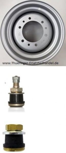 Scheibenrad, Felge, 10LBx15H2 6/161/205/ ET 60, 760065.03