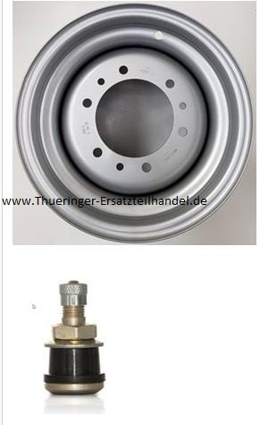 Scheibenrad, Felge, 10LBx16H2 6/161/205 ET60, 05000640020